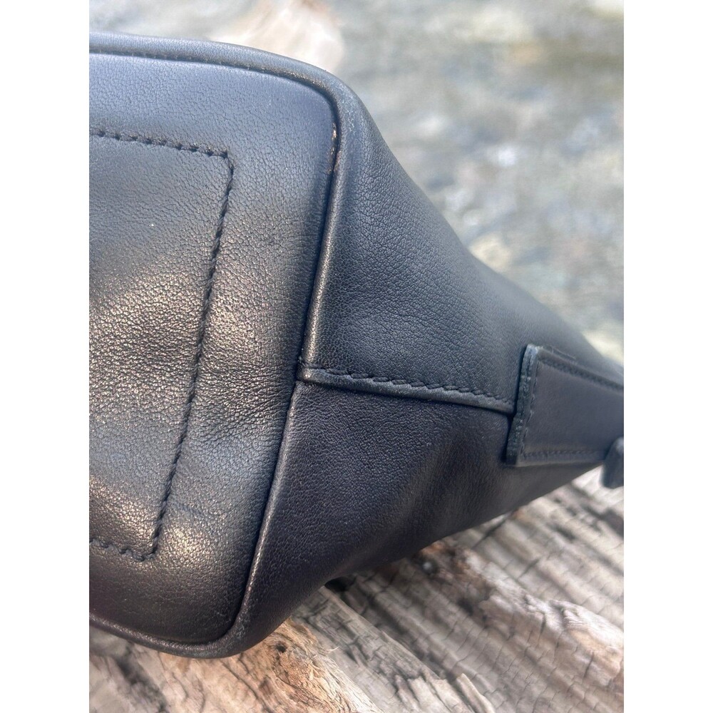 Vintage Coach 9844 Black Glove Tanned Leather Hobo Shoulder Bag Costa Rica - Picture 10 of 12